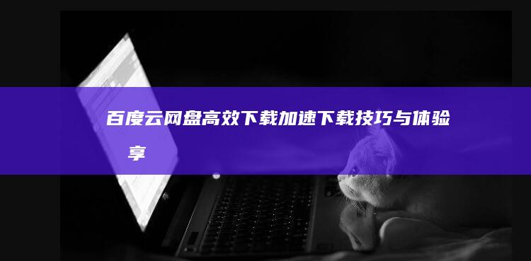 百度云网盘高效下载：加速下载技巧与体验分享